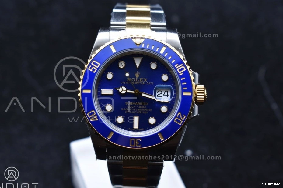 1132 Blue 904L YG Blue Dial VSF Submariner VS 1:1 Edition 116613LB Best Steel Seasonal Ceramic 0918